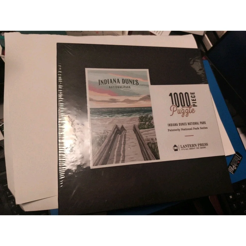 Lantern Press 1000 Piece Jigsaw Puzzle Indiana Dunes National Park Sealed